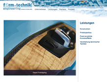 Tablet Screenshot of formundtechnik.de